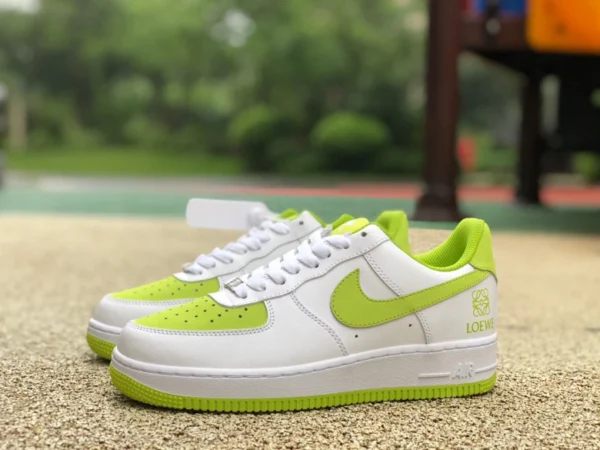 af1 blanco hierba verde bajo Nike Air Force 1 Low 07 AF1 zapatillas casuales af1234-002