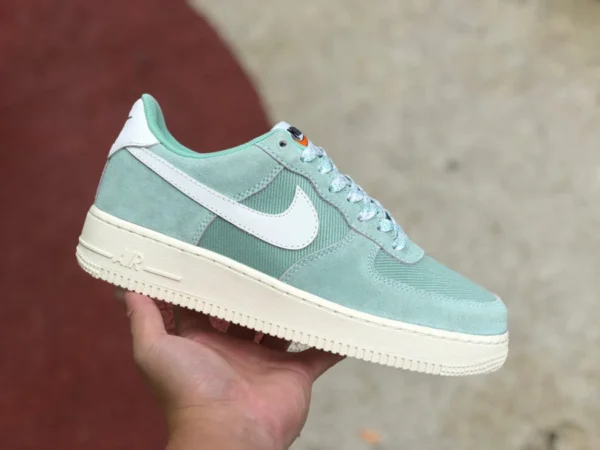 AF1 verde claro bajo Nike Air Force 1 AF1 verde claro lago agua air force zapatillas casuales bajas DO9801-300