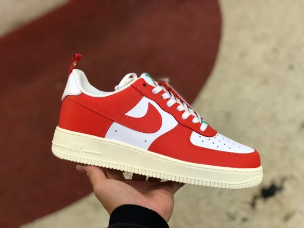 af1 Navidad rojo bajo Nike Air Force 1'07 LV8 Low Air Force One zapatillas casuales bajas dx3141-861