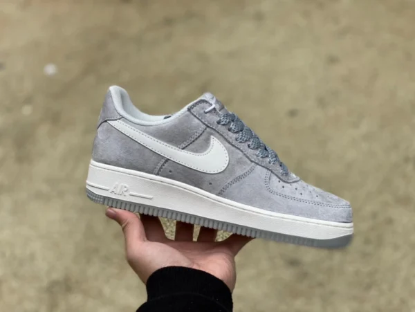 Af1 zapatillas bajas de ante gris y blanco Nike Air Force 1'07 wb Low Air Force 1 zapatillas informales bajas DC4832-002