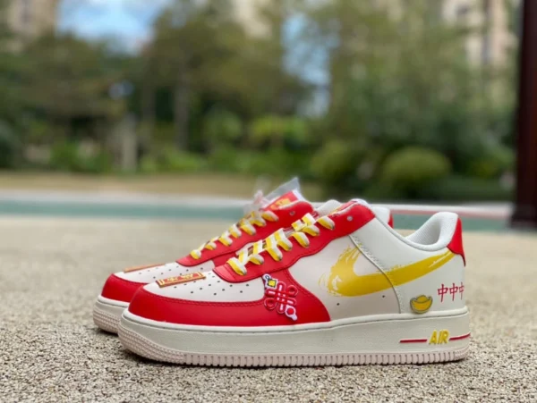 AF1 Blanco y Rojo Año Nuevo China Limited Nike Air Force 1 07 Air Force One China Limited cw1888-601