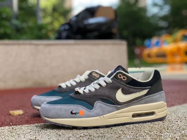 Max1 sp gris verde Nike Air Max 1 SP Yuanyang zapatos retro casual zapatos para correr DQ8475-001