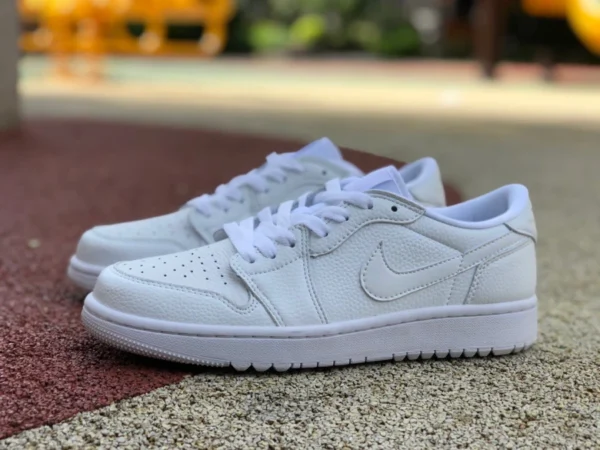 aj1 pure white low Air Jordan 1 Low AJ1 zapatos deportivos y casuales retro blanco puro DD9315-101