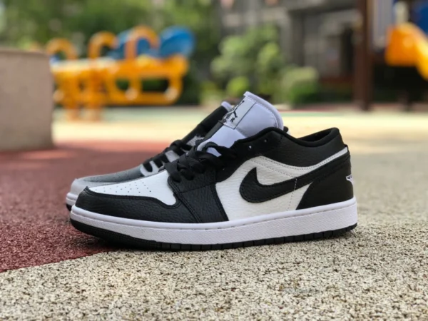 aj1 blanco y negro yin y yang bajo Air Jordan 1 Low Homage Color Negro Blanco Estilo DR0502-101