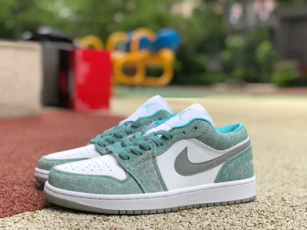 aj1 Tiffany bajo Air Jordan 1 Low”New Emerald” aj1 Emerald bajo superior DN3705-301