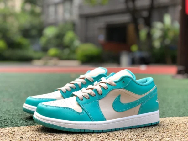 aj1 lago azul bajo puro original Air Jordan 1 Low AJ1 lago azul Tiffany DC0774-131