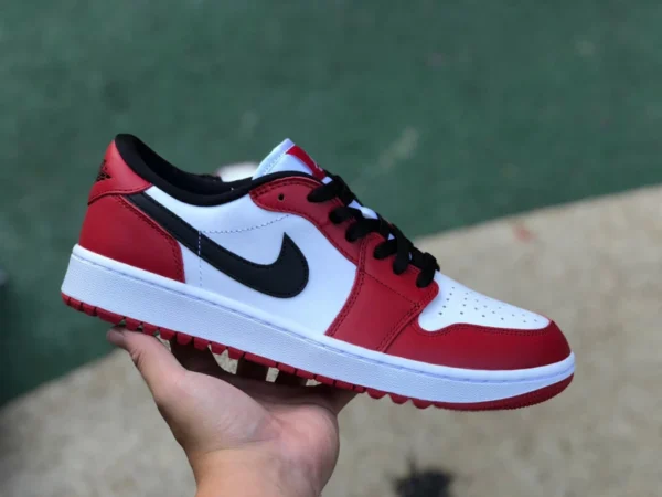 aj1 Chicago Golf Puro Original Air Jordan 1 Glof Low AJ1 Blanco Rojo Chicago Low DD9315-600