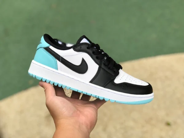 aj1 Menta Azul Golf Low Top Pure Original Air Jordan 1 Low Golf AJ1 Mint Azul Golf DD9315-114