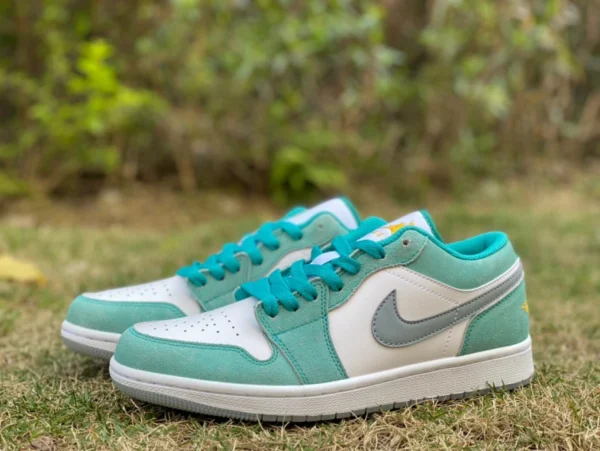 aj1 Tiffany bajo puro original Air Jordan 1 Low AJ1 esmeralda jade azul blanco verde DN3705-301