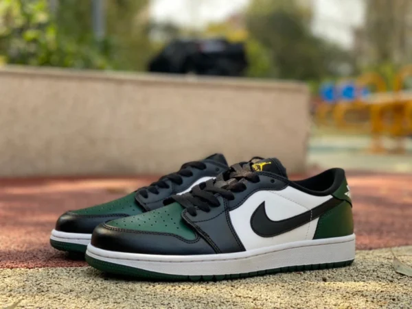 aj1 golf negro y verde Air Jordan 1 LowGolf Aj1 zapatos de golf bajos verdes DD9315-107