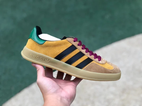 Gucci x Adidas Gucci x Adidas Gucci x Adidas Originals Gazelle "Esquisite Gucci" serie antílope caña baja