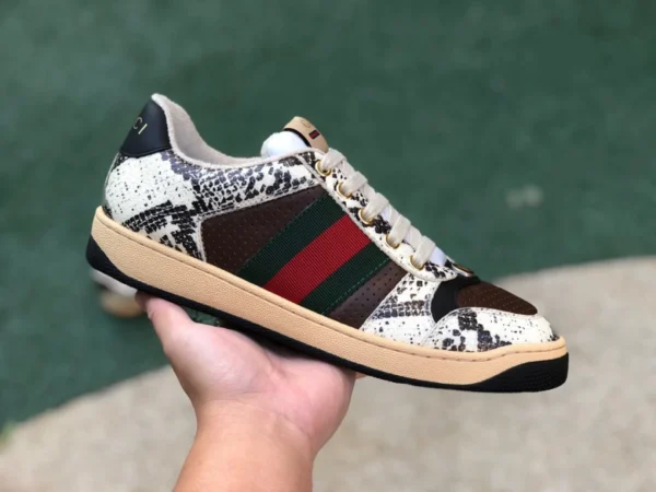 Gucci zapatos bajos GUCCI Gucci Screener de malla desgastada