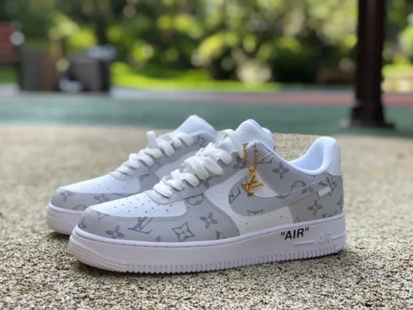 Af1 articulación ow articulación L Louis Vuitton LV x Nike Air Force 1 x off-white articulación AF1 Air Force One articulación LV LD4631-201