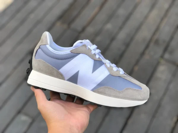 NB327 Yuanzu gris presidente puro original New Balance NB327 serie Yuanzu gris y blanco retro deportes zapatos casuales MS327LAB