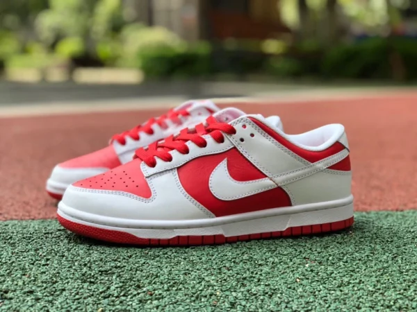 Dunk University Red Nike Dunk Low University Red zapatillas casual blancas y rojas CW1590-600