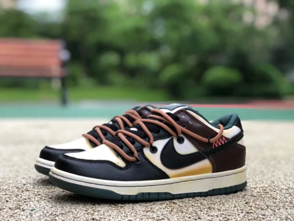 Dunk negro y blanco correa verde bajo NIKE DUNK LOW RETRO DD1391-700