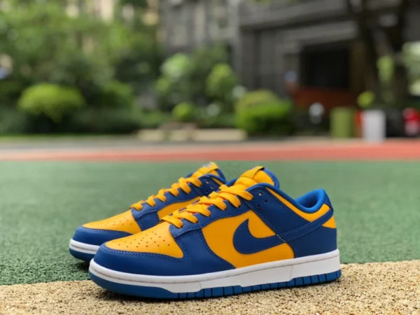 Dunk azul y amarillo bajo puro original Nike Dunk Low Retro "UCLA" zapatillas retro casual azul y amarillo dd1391-402