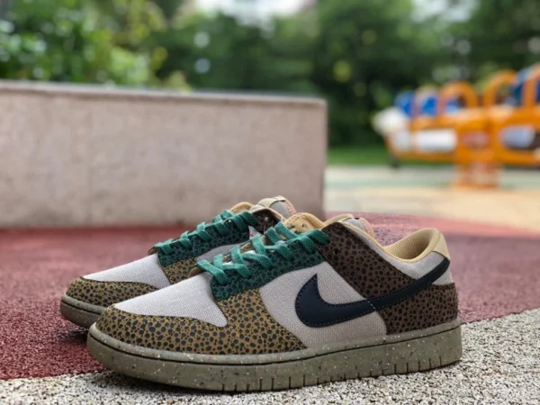 Dunk grouper marrón bajo Nike Dunk Low "Safari" marrón mero retro casual zapatillas DX2654-200