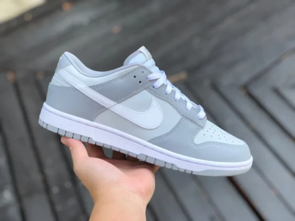 Dunk gris oscuro blanco bajo puro original Nike Dunk Low gris blanco zapatillas deportivas ligeras informales DJ6188-001