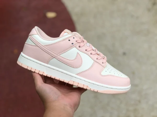 Zapatillas casual de mujer Dunk blanco rosa Nike Dunk Low melocotón blanco rosa DD1503-102