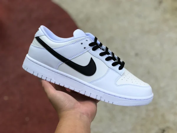 Dunk blanco y negro bajo Nike Dunk Low Retro zapatillas casuales retro bajas en blanco y negro DJ6188-101