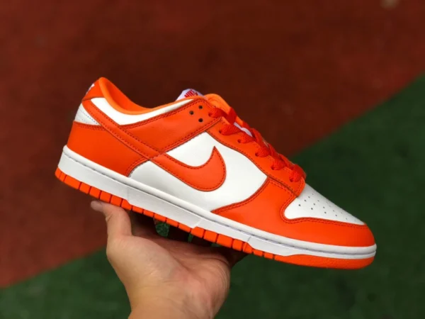 Dunk blanco naranja zapatillas Nike Dunk Low Syracuse University blanco naranja blanco y azul CU1726-101-100