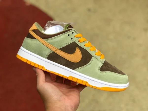 Dunk verde marrón naranja alta calidad Nike Dunk Low "Dusty Olive" verde marrón naranja DH5360-300