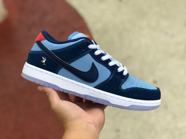 dunk blue pigeon versión de alta calidad Why So Sad x Nike SB Dunk Low Pro dx5549-400