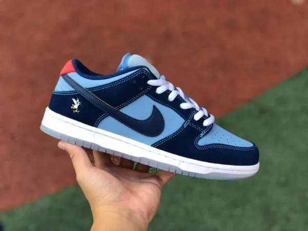 Dunk paloma azul Why So Sad x Nike SB Dunk Low zapatillas bajas azules DX5549-400