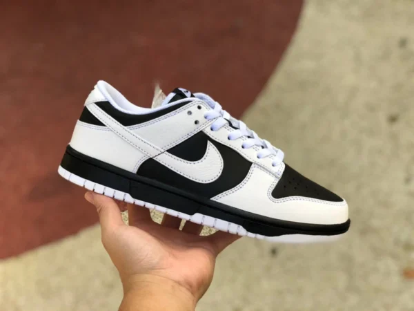 Dunk blanco y negro reverso Nike Dunk Low zapatillas retro panda invertida blanco y negro para hombre y mujer FD9064-011