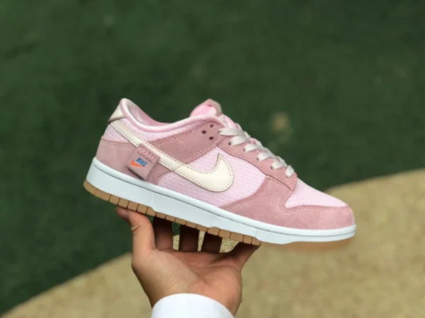 Dunk nuevo oso rosa puro original NiKe Dunk Low Swoosh oso rosa DO9457-102