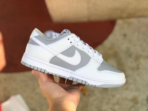 Dunk blanco y gris bajo Nike Dunk Low Zapatillas casual retro bajas en gris y blanco de Nike DJ6188-003