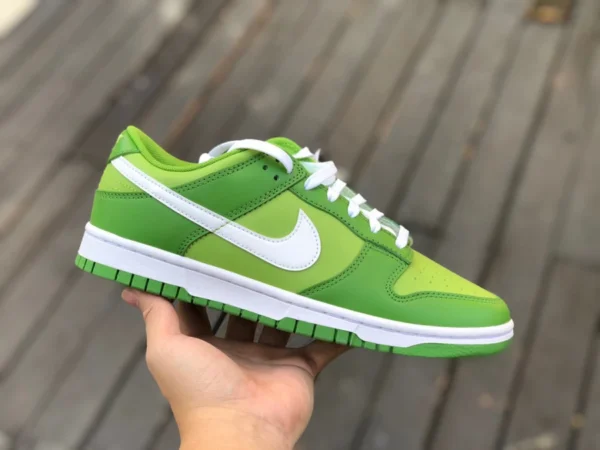 Dunk manzana verde puro original Nike Dunk Low blanco verde manzana verde zapatillas bajas retro casual DJ6188-300