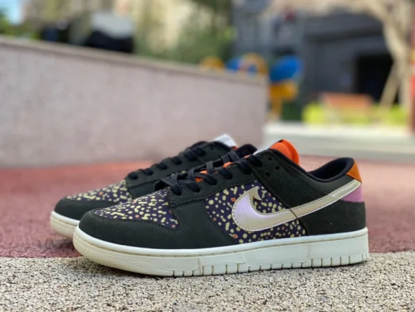 Dunk trucha moteada baja Nike Dunk Low "Bainbow Trout" zapatillas de deporte de corte bajo antideslizantes, amortiguadoras, resistentes al desgaste, verde FN7523-300