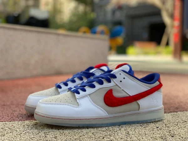 Dunk blanco azul rojo Año del Conejo bajo Nike Dunk Low blanco azul rojo Año del Conejo Zapatillas de deporte Shanghai resistentes al desgaste y que absorben los golpes FD4203-161