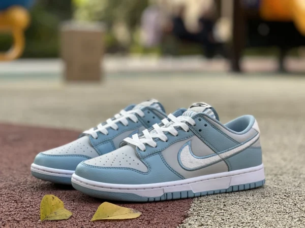 Dunk azul gris blanco bajo aviso de reposición Nike Dunk Low azul gris blanco zapatillas retro casual bajas FB1871-011