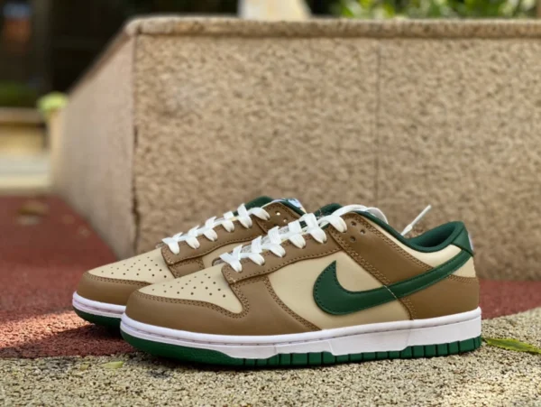 Dunk arroz marrón verde NIKE Dunk Low arroz marrón verde zapatillas casual bajas antideslizantes amortiguadoras FB7160-231