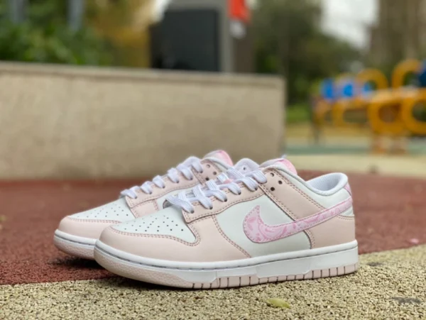 Dunk Pearl Blanco Rosa Nike Dunk Low Pink Paisley Pearl Pink Zapatillas Casual FD1449-100 1