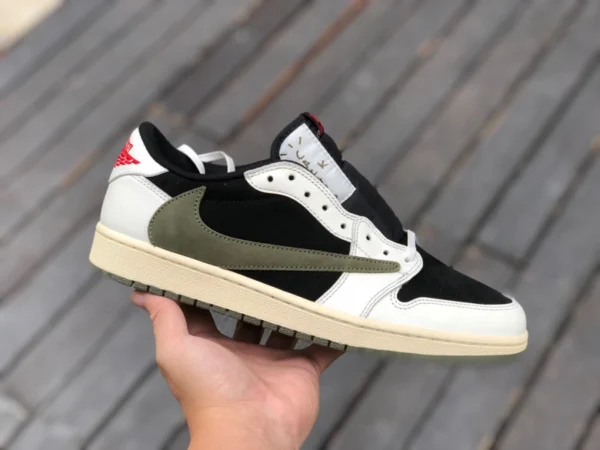 aj1 barb low verde oliva T1 puro original Travis Scott x Air Jordan 1 Low 4.0 OG WMNS “Olive” dz4137-