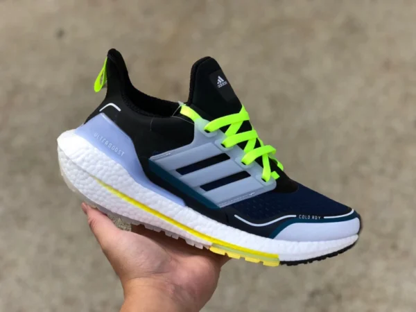 UB 21 zapatillas adidas UltraBoost 21 COLD.RDY negras y blancas verdes S23754