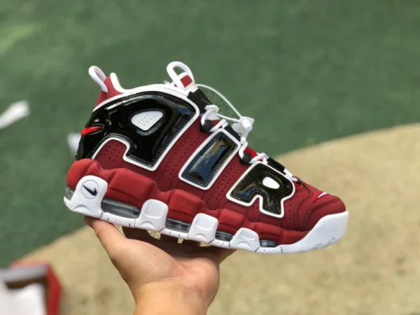 Big air Pippen negro y rojo Nike Air More Uptempo Big Air negro y rojo Bull Pippen 921948-600