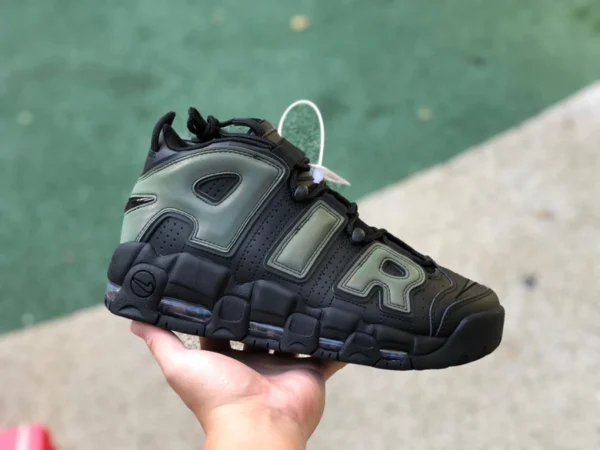 Big air Pippen negro y verde 3M Nike Air More Uptempo 96 Big Air Pippen 922845-001