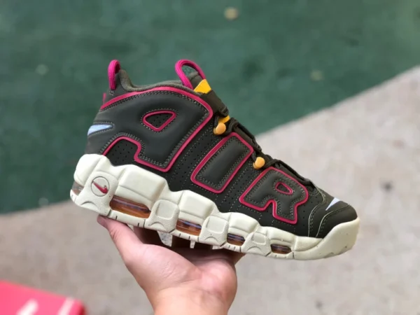 Big Air Pippen Verde Oliva Rojo Nike Air More Uptempo 96 Big Air Pippen Verde Oliva DH0622-300