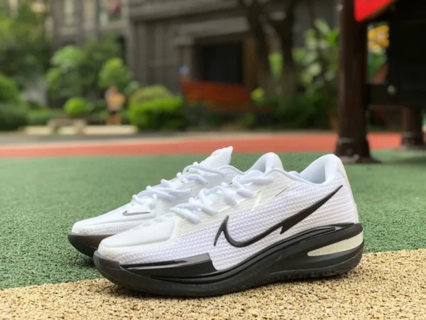 Zapatillas de baloncesto Nike Air Zoom GT CUT blancas y negras, ligeras y prácticas, en blanco y negro DM5039-100