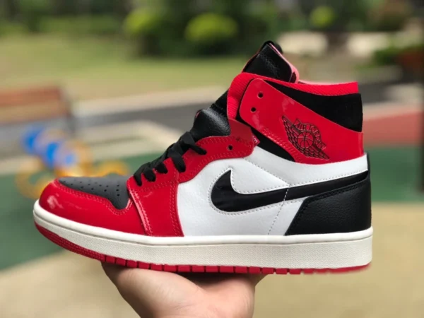 aj1zoom zapatillas de baloncesto Air Jordan 1 zoom AJ1 Bulls negras y blancas rojas CT0979-610