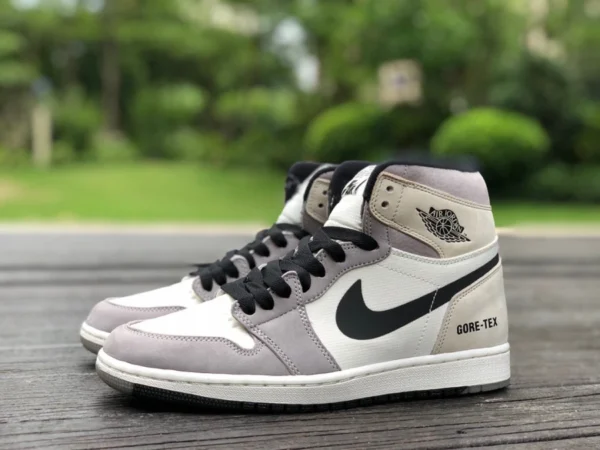 aj1 blanco gris rosa impermeable Air Jordan 1 High AJ1 blanco gris impermeable 3M zapatos de baloncesto deportivos retro DB2889-100