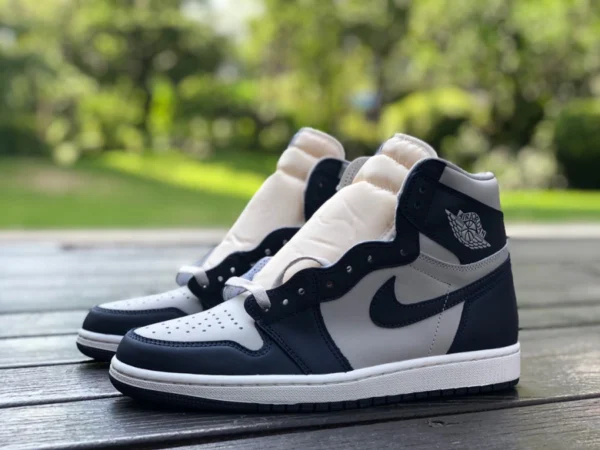 aj1 Georgetown zapatillas altas Air Jordan 1 85 Georgetown AJ1 blanco azul gris Georgetown haze zapatillas altas BQ4422-400