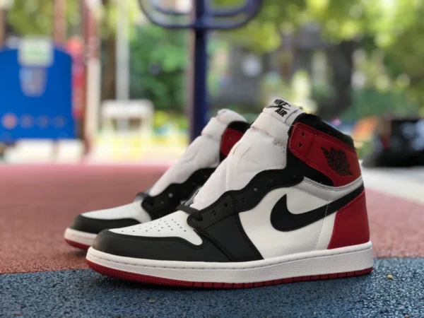 aj1 punta negra pura original Air Jordan 1 OG Black Toe punta negra 555088-575441-125