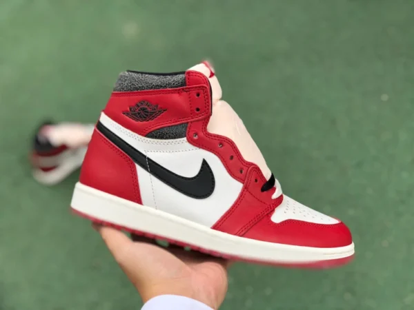 aj1 Chicago corte desgastado puro original Air Jordan 1 High OG "Chicago Reimagined" nuevo Chicago desgastado retro dz5485-