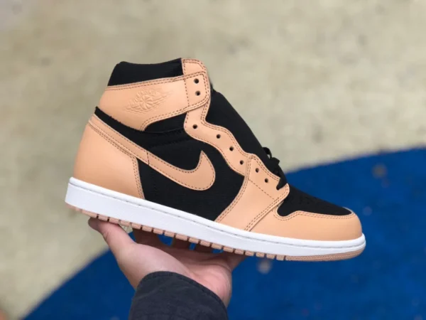 aj1 Tan Air Jordan 1 Retro High OG Tan Heirloom High Top Trigo 555088-202